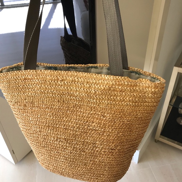 Woven straw bag - Picture 2 of 2